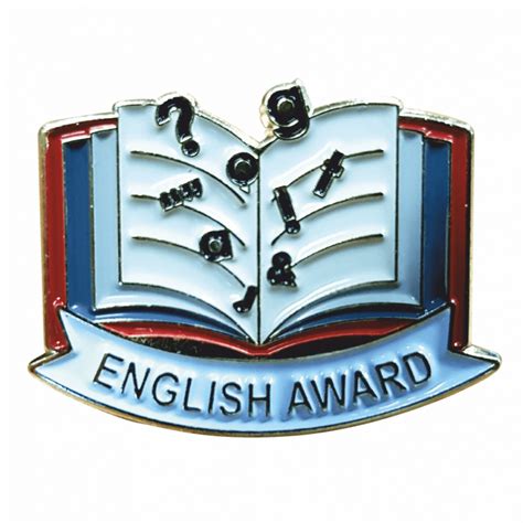 English Award Lapel Badge