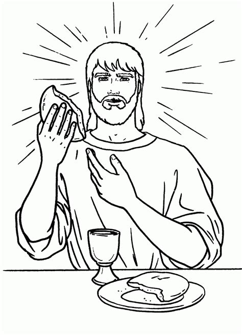 Shocking Last Supper Coloring Page You Should Have Creative Pencil