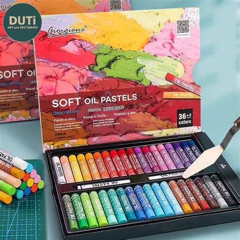 Màu Sáp Dầu Giorgione 12243648 Soft Oil Pastels Hạng Hoạ Sĩ Vẽ Tranh