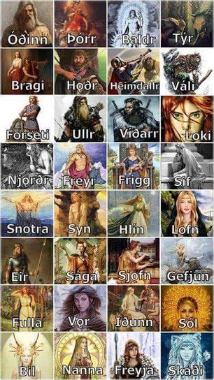 The Gods And Goddesses Of Asatru Norse Pagan Norse Mythology Norse Myth