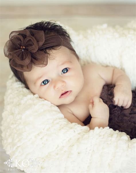 Pin By Ashley Fuzie On Beautiful Babies Baby Girl Blue Eyes Brown
