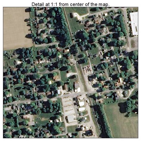 Aerial Photography Map Of Taylorsville In Indiana