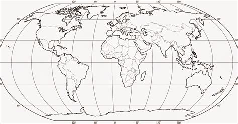 Greig Roselli Blank World Map For Printing With Borders