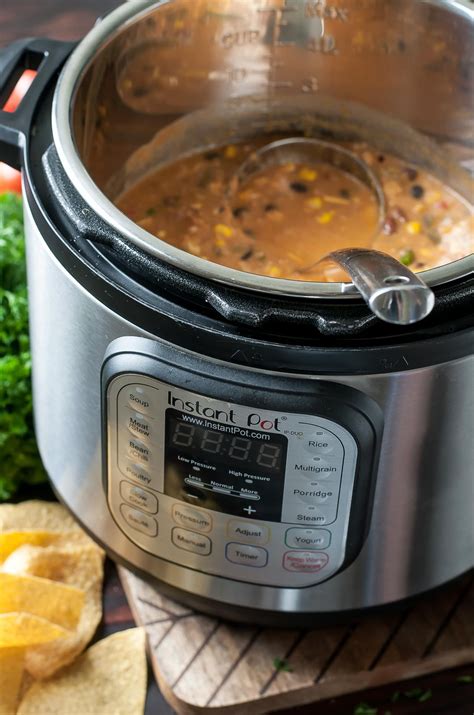 Vegetarian Lentil Tortilla Soup Instant Pot Slow Cooker Recipe