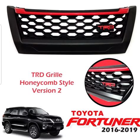 Front Grill Toyota Fortuner With Trd Emblem Big Ubicaciondepersonas