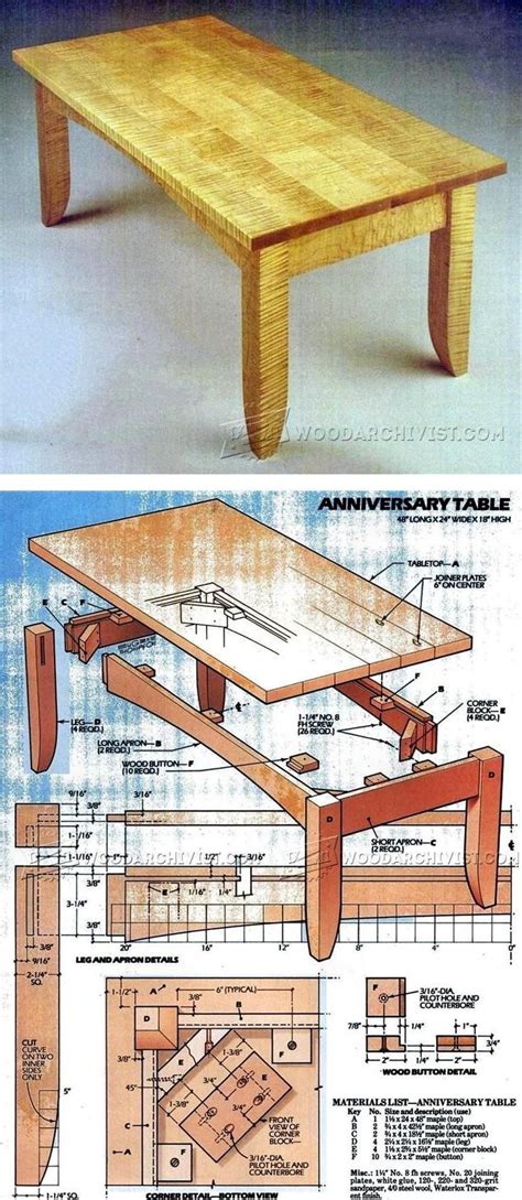 Coffee Table Plan Furniture Plans And Projects