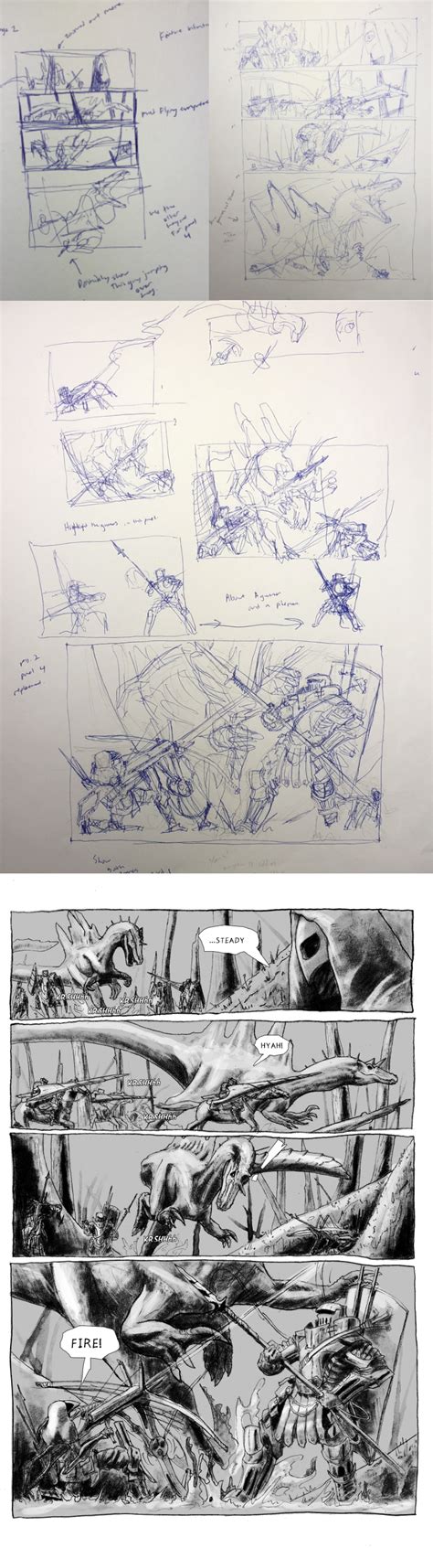 Titanomachy Issue 1 Page 2 Preview With Thumbnails By Tgping On Deviantart