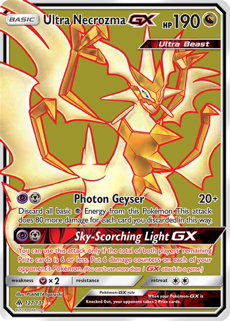 Ultra Necrozma Gx Forbidden Light Pokémon Tcg Guru