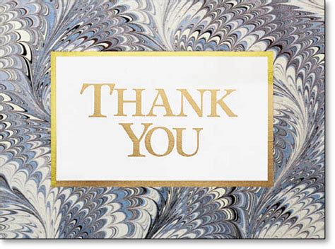 Thank You French Marble Folding Card Smartpractice Medical