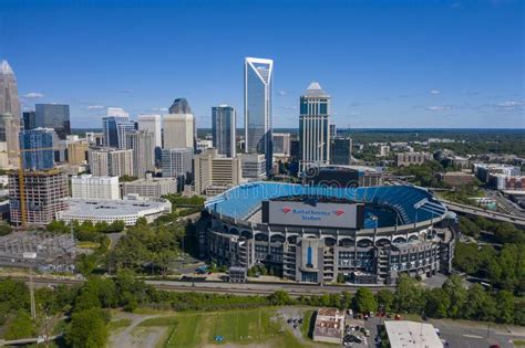 Aerial Views Of The City Of Charlotte North Carolina Editorial Stock