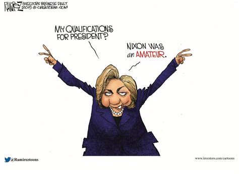 Cartoon Hillarys Qualifications The Stream