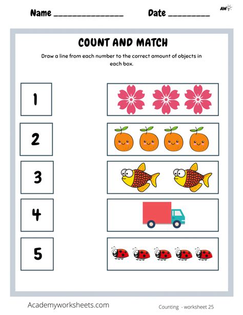 The Worksheet For Counting And Matching Numbers To Make Them Count And
