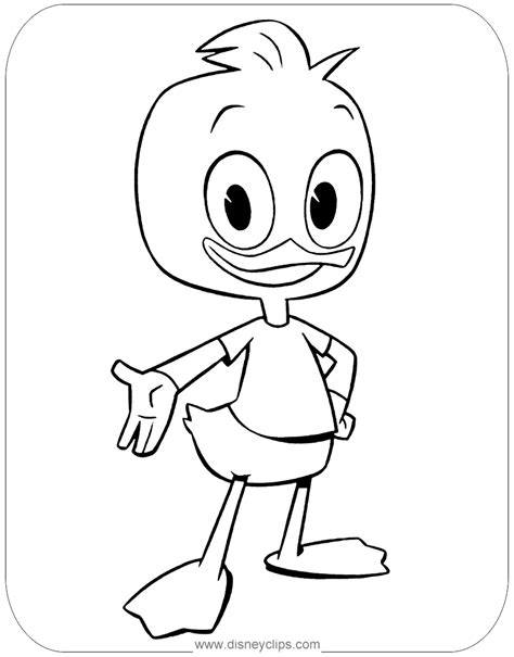 Ducktales Coloring Pages Coloring Home
