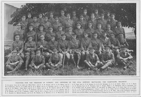 Uk Photo And Social History Archive Group Photos Hampshire Regiment