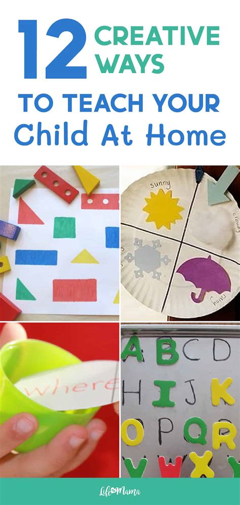 12 Creative Ways To Teach Your Child At Home