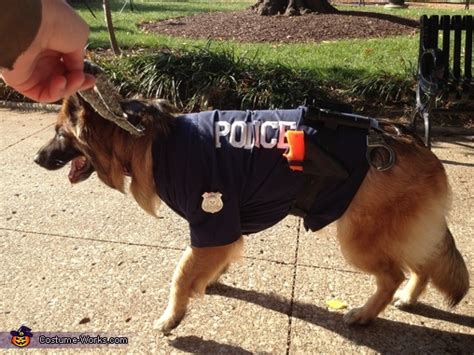 German Shepherd Police Dog Halloween Costume Photo 35