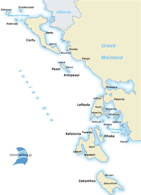 Ionian Islands Sailing Information And Itinerary Suggestions