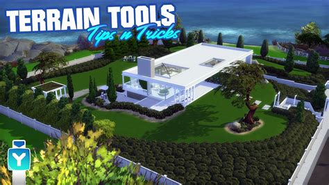 TERRAIN TOOLS Tips & Tricks The Sims 4 | Sims, The sims 4 houses ideas