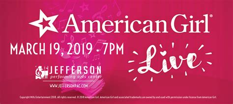 American Girl Live Jefferson Performing Arts Center