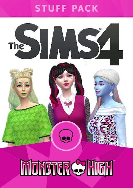 The Sims 4 Ts4 Cc Monster High Sims 4 Monster High Clothes Sims