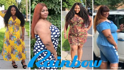 Rainbow Shops Plus Size Summer Try On Haul Everything Under 20 Ft