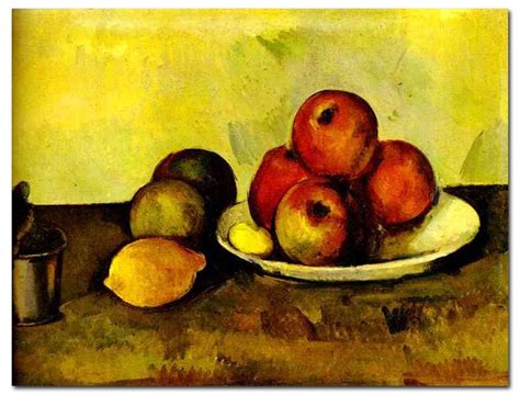 Still Life With Apples Cezanne Paintings Famous Art