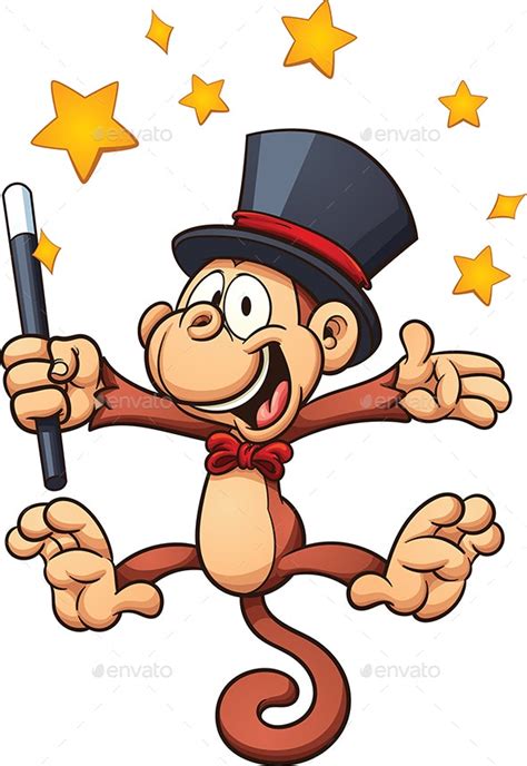 Magician Monkey By Memoangeles Graphicriver