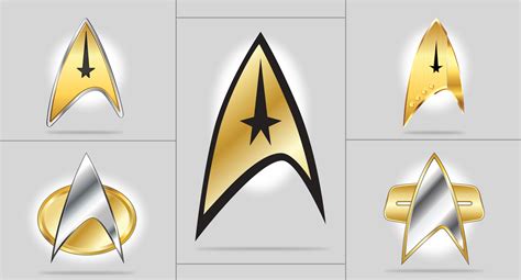 Lets Revisit The History Of The Starfleet Insignia Star Trek Emblem