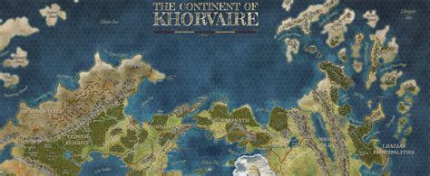 Khorvaire Map High Res In Eberron Campaign Setting World Anvil