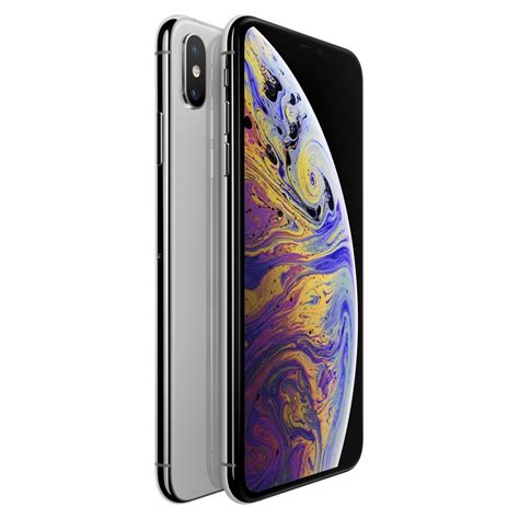 Buy Iphone Xs Max 512gb Silver Dual Sim Slot With Facetime In Dubai