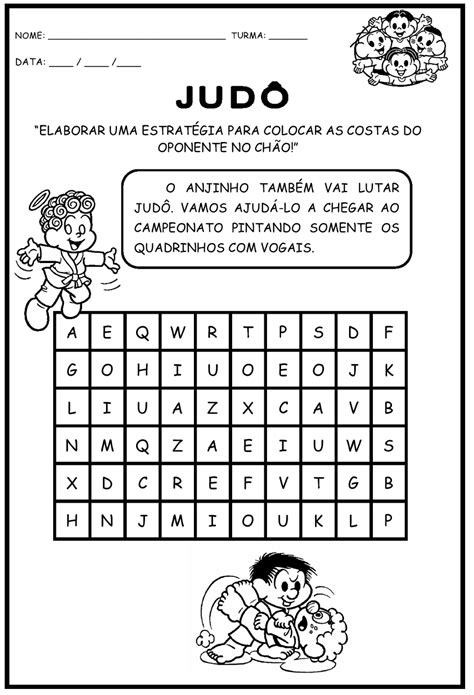 Atividades Sobre Lutas Para 4 Ano