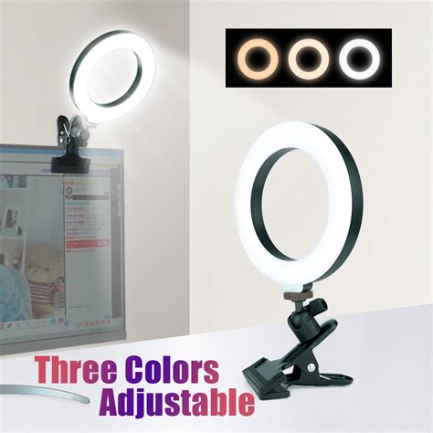 Dimbare Led Selfie Ring Licht Invullen Telefoon Camera Led Ring Lamp