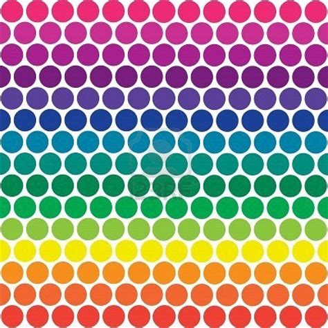 Rainbow Polka Dot Background Mark Library