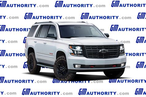 Chevrolet Tahoe Trail Boss Rendered With Off Road Goodness Gm Authority