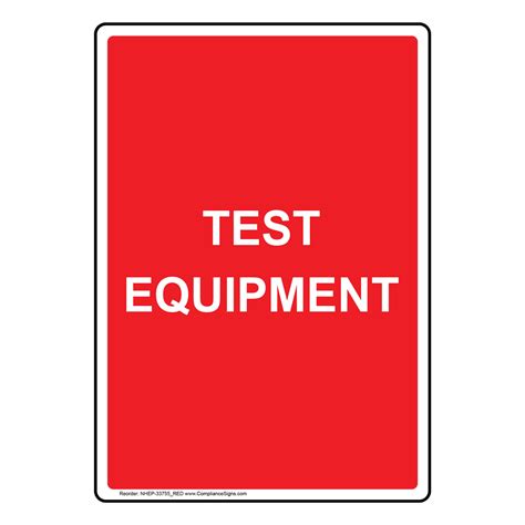 Vertical Sign Machine Safety Test Equipment