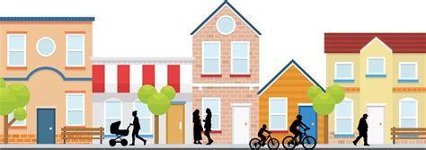 Neighborhood Plan Houses Street Clip Art Png Download Large Size