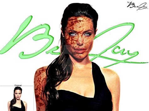 Angelina Jolie Scar Wallpaper By Beejaydesign On Deviantart