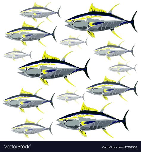 Tuna Royalty Free Vector Image Vectorstock