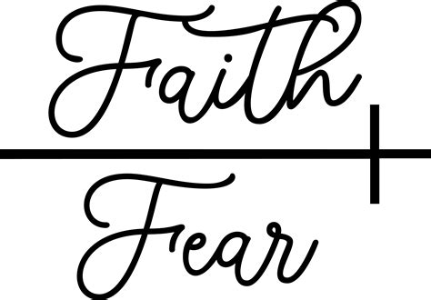 Beautiful Faith Over Fear Cross Gráfico Por Am Digital Designs