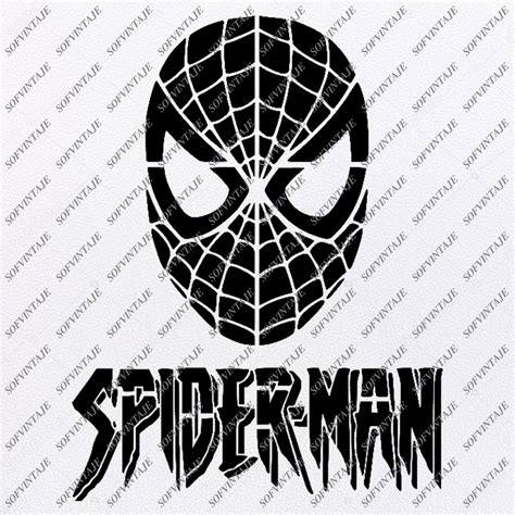 Spiderman Svg File Spiderman Original Svg Designtattoo Svg Spiderman C