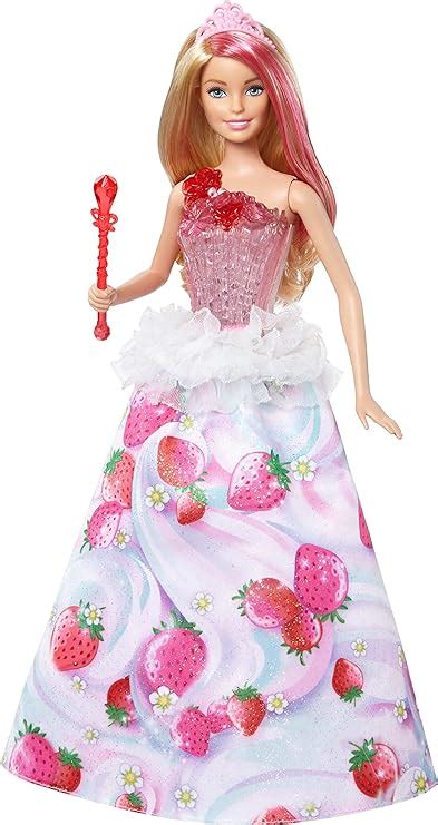 Barbie Dreamtopia Poup E Princesse Bonbons Sons Et Lumi Res Blonde