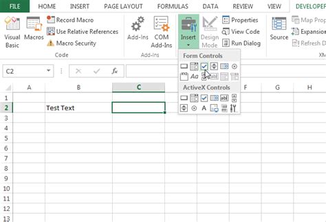 How To Insert Checkboxes In Excel 2013 Spreadsheet In 2021 Excel