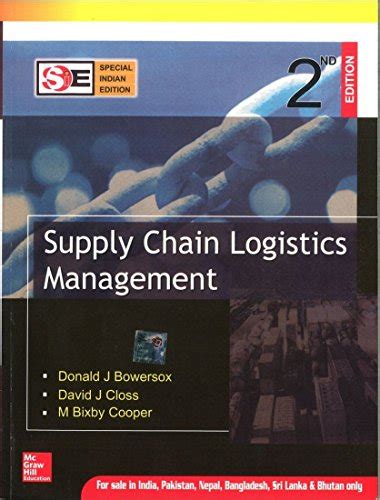 Supply Chain Logistics Management De Donald Bowersox Iberlibro