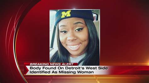 Body Found On Detroits West Side Identified As Missing Woman Youtube