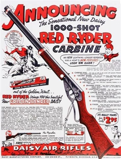 Daisy Air Rifles Red Ryder Carbine Poster Estatesales Org