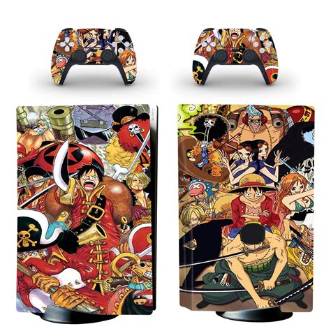 One Piece Skin Sticker For Ps5 Skin And Controllers Design 3