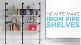 Images of How To Make Shelves With Pipes