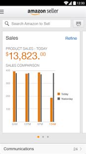 Search for products using the amazon app, and easily add them to your shopping cart to purchase. Amazon Seller - Make it easier than ever - free-apps ...