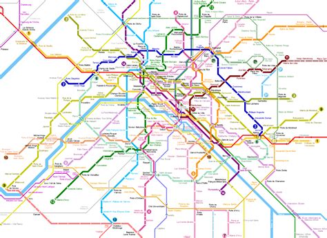 Urbanrailnet Europe France Métro De Paris Paris Subway