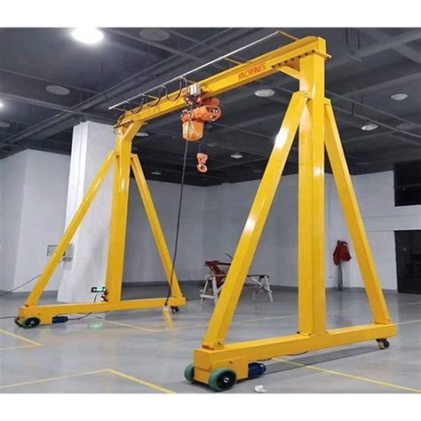Single Girder Portable Gantry Crane Maximum Lifting Capacity 10 Ton